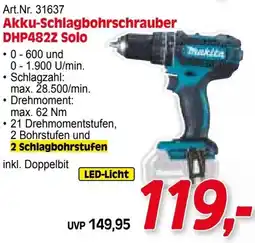 Zgonc Akku-Schlagbohrschrauber DHP482Z Solo Angebot