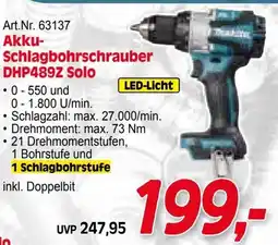 Zgonc Akku- Schlagbohrschrauber DHP489Z Solo Angebot