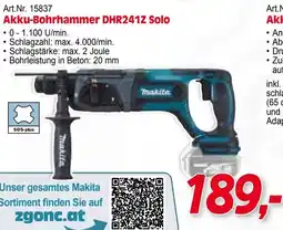 Zgonc Akku-Bohrhammer DHR241Z Solo Angebot
