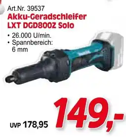 Zgonc Akku-Geradschleifer LXT DGD800Z Solo Angebot