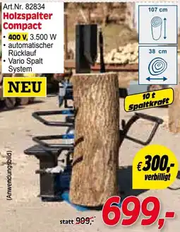 Zgonc Holzspalter Compact Angebot
