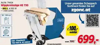 Zgonc Wippkreissäge HS 730 Angebot