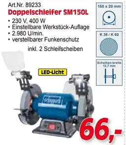 Zgonc Doppelschleifer SM150L Angebot