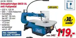 Zgonc Dekupiersäge DECO XL mit Fußpedal Angebot