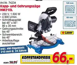 Zgonc Kapp- und Gehrungssäge HM210L Angebot