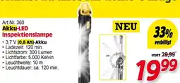 Zgonc Akku-LED Inspektionslampe Angebot