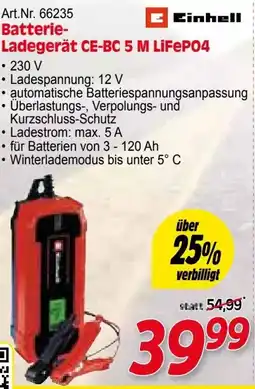 Zgonc Batterie- Ladegerät CE-BC 5 M LiFePO4 Angebot