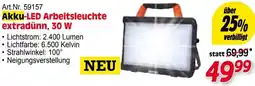 Zgonc Akku-LED Arbeitsleuchte extradünn, 30 W Angebot