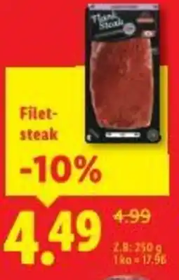 Lidl Filet Ssteak Angebot