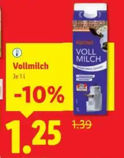 Lidl Vollmilch Angebot