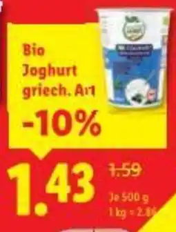 Lidl Bio Joghurt griech Angebot