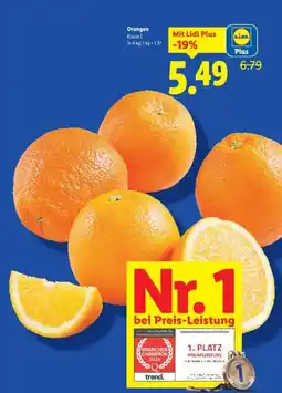 Lidl Orangen Angebot