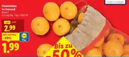 Lidl Clementinen im Jutesack Angebot