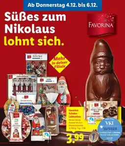Lidl Favorina Schoko Lebkuchen Angebot