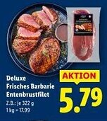 Lidl Deluxe Frisches Barbarie Entenbrustfilet Angebot