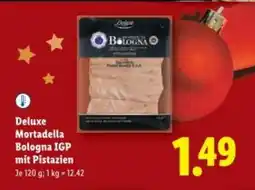 Lidl Deluxe mortadella bologna igp mit pistazien Angebot