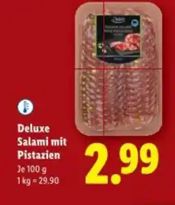 Lidl Deluxe Salami mit Pistazien Angebot