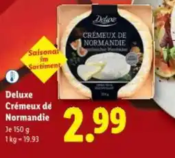 Lidl Deluxe crémeux de normandie Angebot