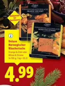 Lidl Deluxe Norwegischer Räucherlachs Angebot