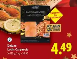 Lidl Deluxe Lachs Carpaccio Angebot