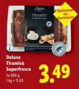 Lidl Deluxe Tiramisù Superfresco Angebot