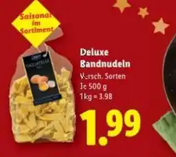 Lidl Deluxe Bandnudeln Angebot