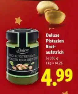 Lidl Deluxe Pistazien Brot aufstrich Angebot
