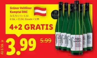Lidl Grüner Veltliner Kamptal DAC Angebot