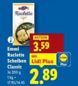 Lidl Emmi Raclette Scheiben Classic Angebot