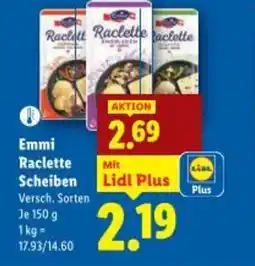 Lidl Emmi Raclette Scheiben Angebot