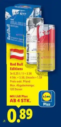 Lidl Red Bull Editions Angebot