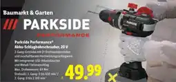Lidl Parkside Performance Akku-Schlagbohrschrauber Angebot
