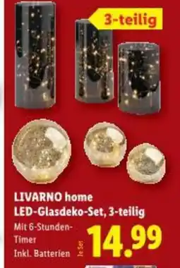 Lidl Livarno home led-glasdeko-set Angebot