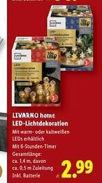 Lidl LIVARNO home LED-Lichtdekoration Angebot