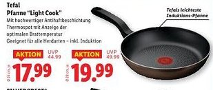 Lidl Tefal Pfanne Light Cook Angebot