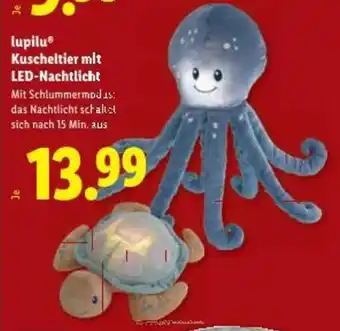 Lupilu Kuscheltier mit LED-Nachtlicht
