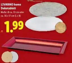 Lidl Livarno home dekotablett Angebot