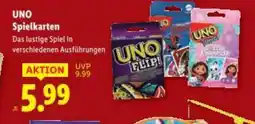 Lidl Uno spielkarten Angebot