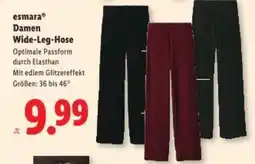 Lidl esmara Damen Wide-Leg-Hose Angebot