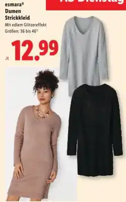 Lidl esmara Damen Strickkleid Angebot