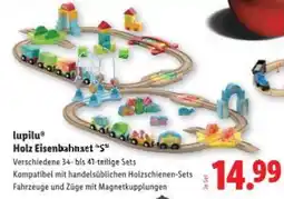 Lidl lupilu Holz Eisenbahnset Angebot