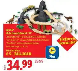 Lidl lupilu Holz Eisenbahnset XL Angebot