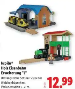 Lidl lupilu Holz Eisenbahn Erweiterung "L" Angebot