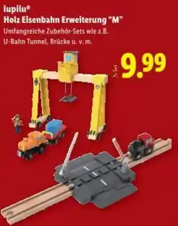 Lidl lupilu Holz Eisenbahn Erweiterung M Angebot