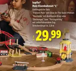 Lidl lupilu Holz Eisenbahnset "L" Angebot