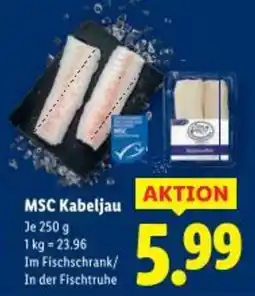 Lidl MSC Kabeljau Angebot