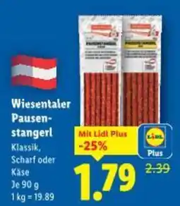 Lidl Wiesentaler Pausen- stangerl Angebot