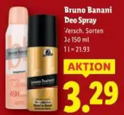 Lidl Bruno Banani Deo Spray Angebot