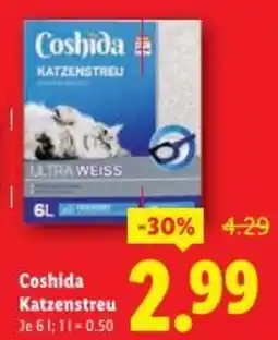Lidl Coshida katzenstreu Angebot