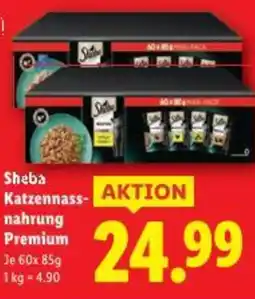 Lidl Sheba Katzennass- nahrung Premium Angebot